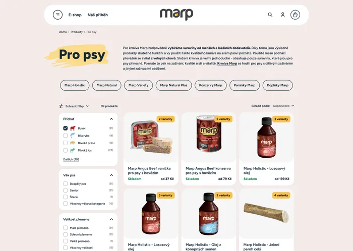 Marp category listing