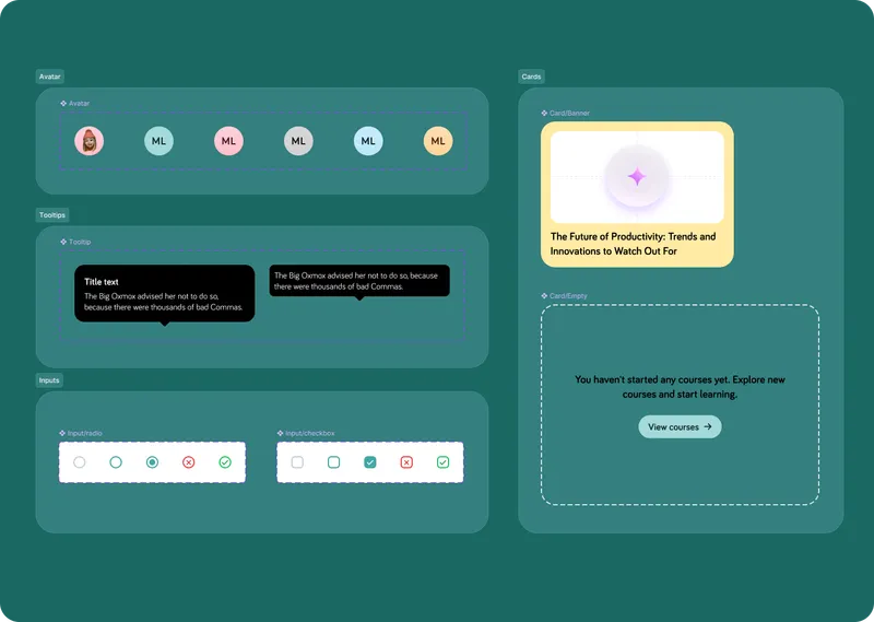 ESMIT design system components