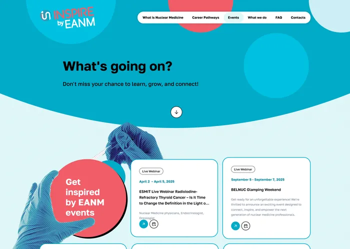 Inspire by EANM - Events page