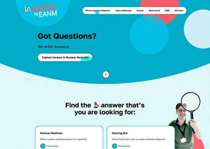 Inspire by EANM - FAQs page