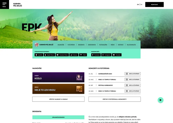 Karmen Pál-Baláž — EPK page
