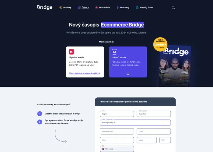 Ecommerce Bridge magazine subscription