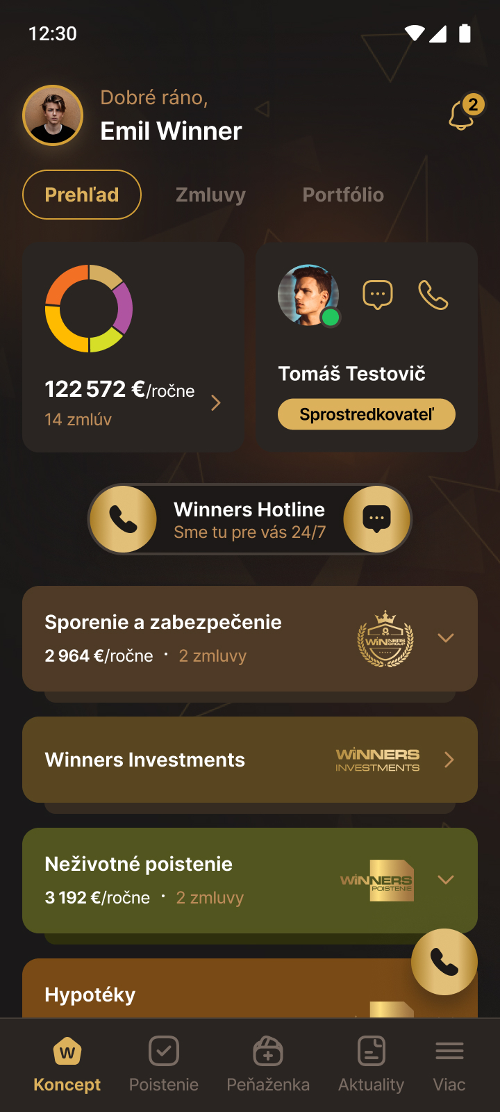 iWinners home