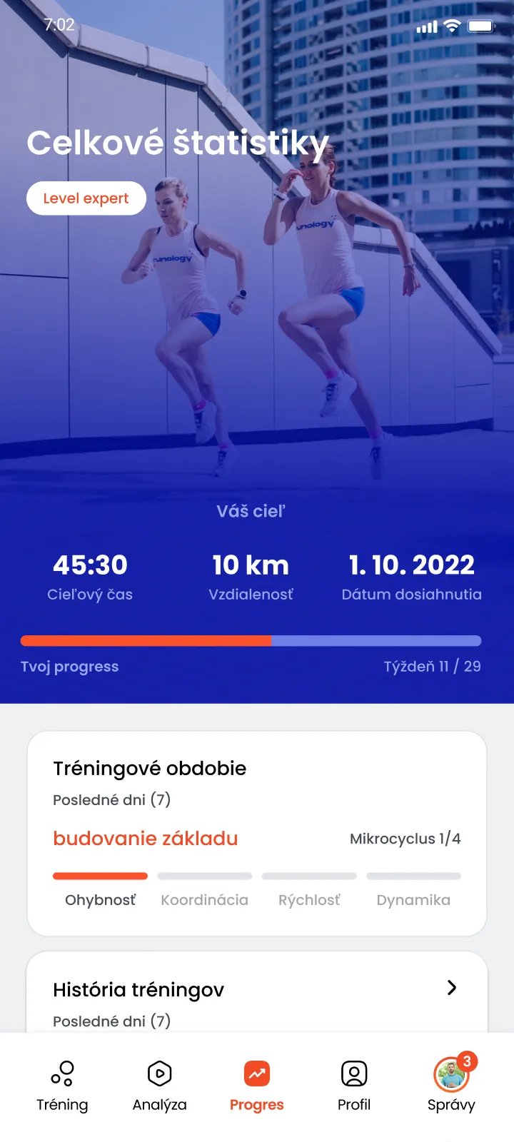 Mobilná appka Runology – tréningový plán pre bežcov