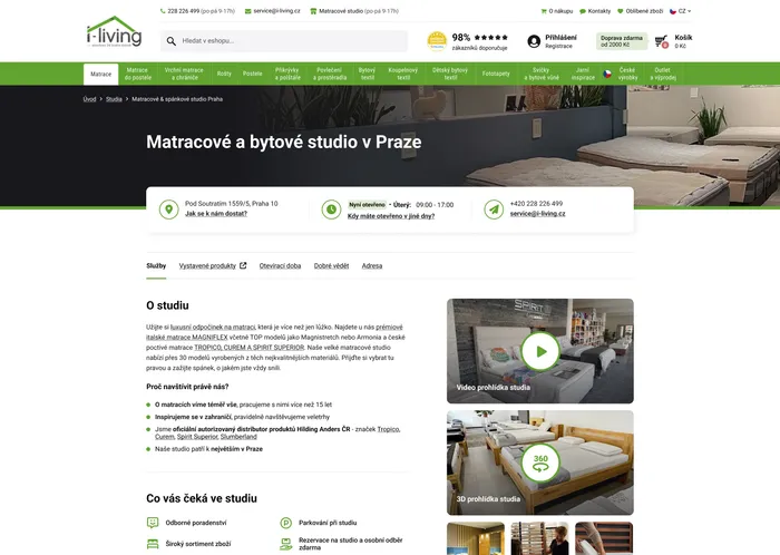 I-Living - Store detail page