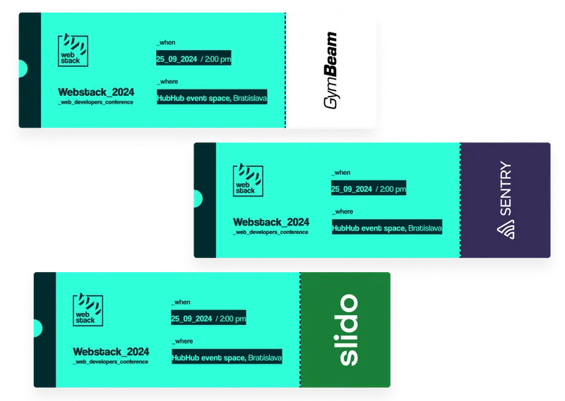 Webstack tickets