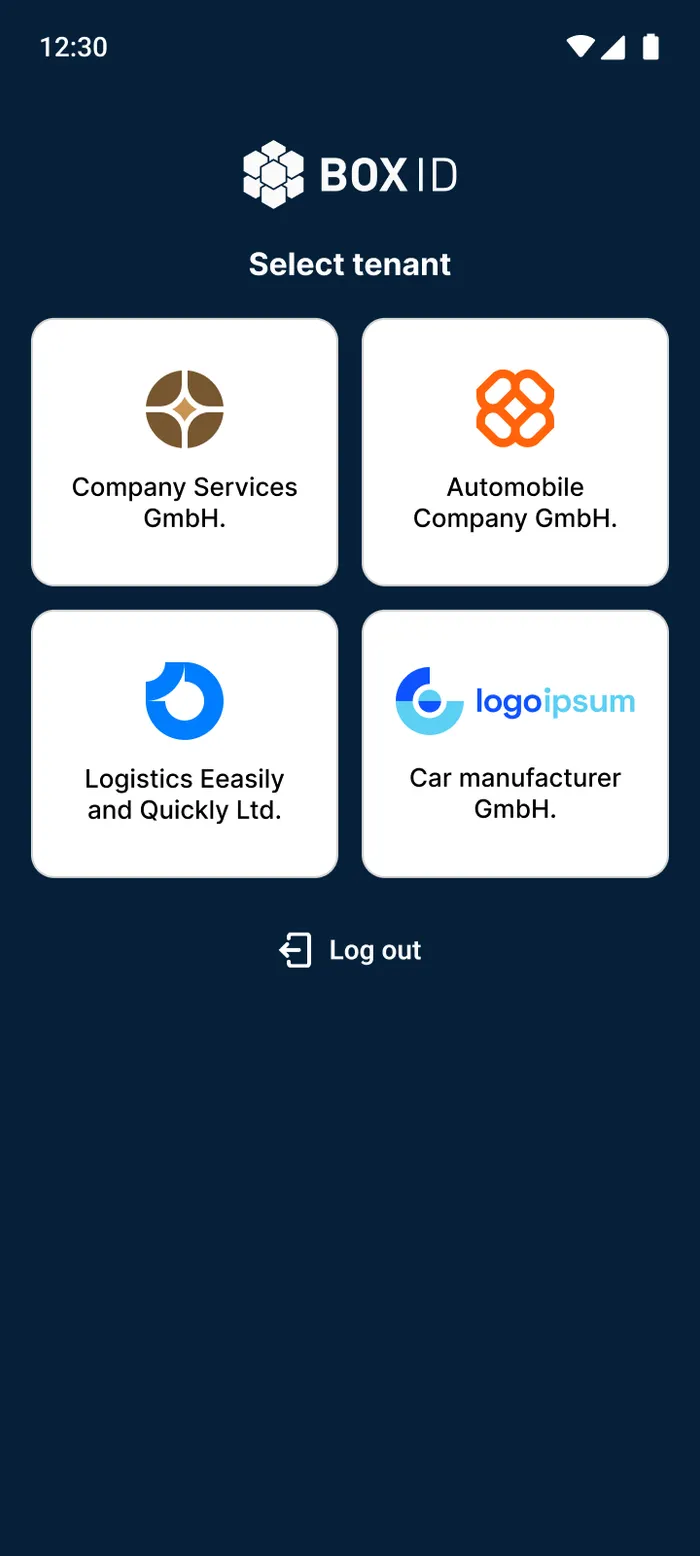 BOX ID workspace selection
